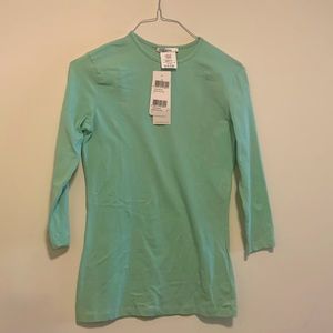 Kikiriki. Long sleeve Grayed Green.